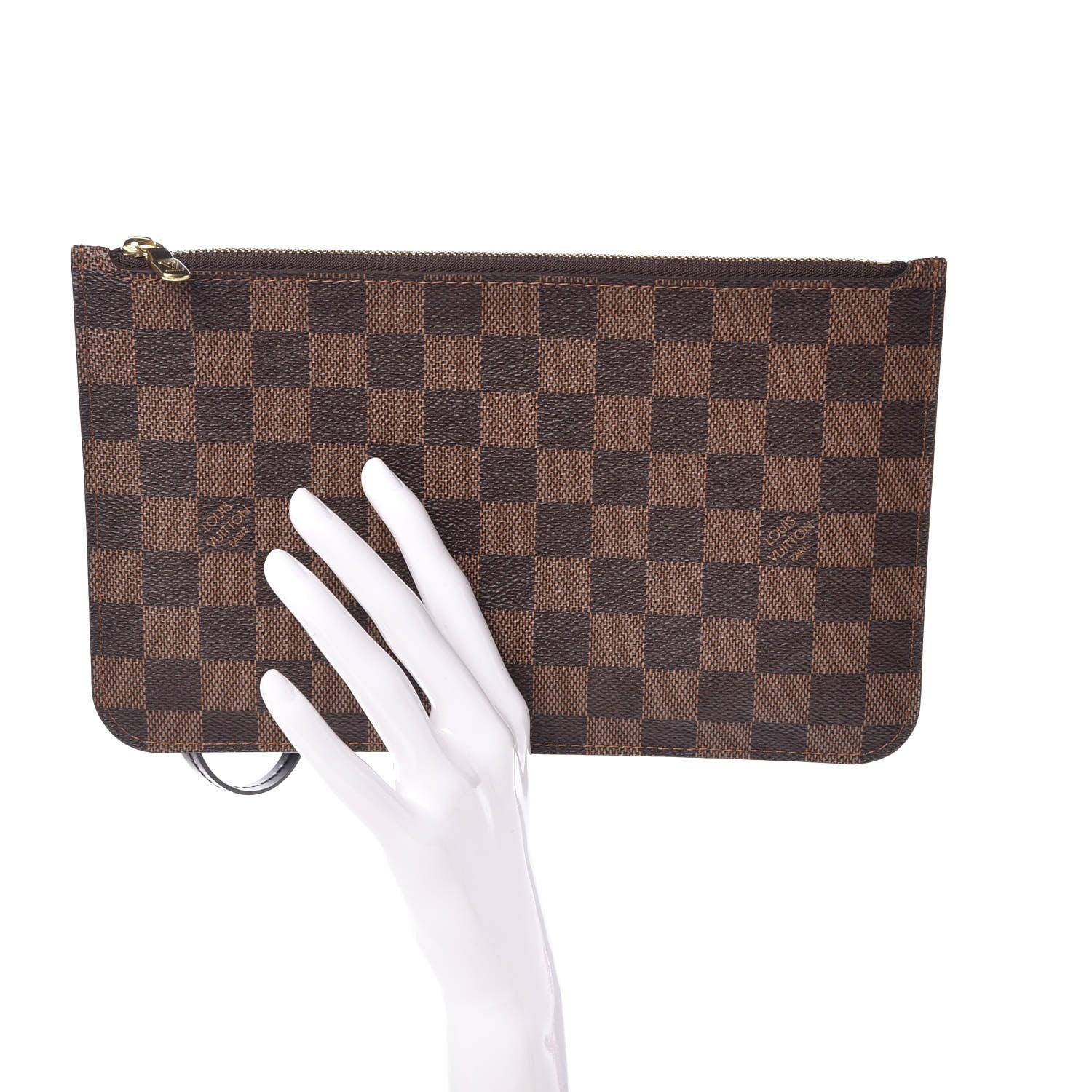 Louis Vuitton Damier Ebene Neverfull MM GM Pochette 2 of 8