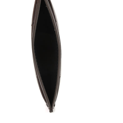 Saint Laurent Calfskin Y Quilted Monogram LouLou Credit Card Case Faggio 5 of 8
