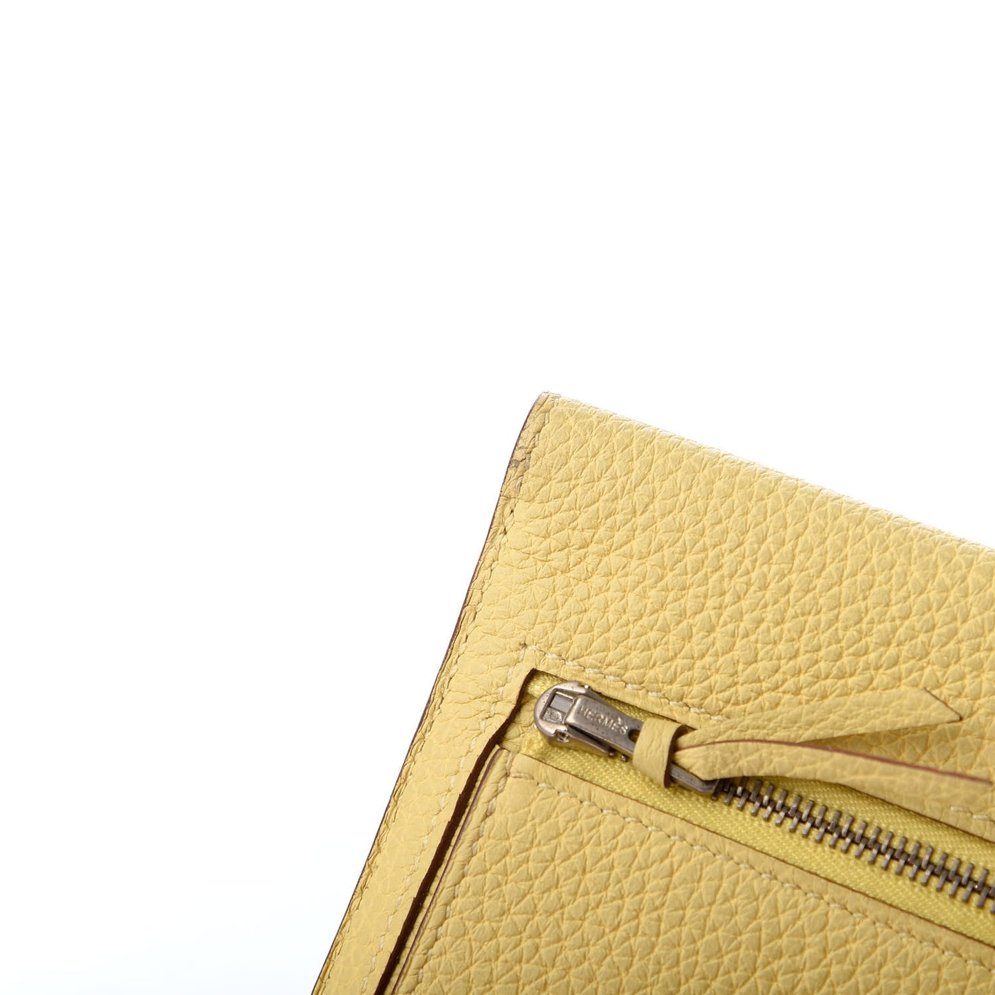Togo Dogon Recto Verso Wallet Jaune Poussin