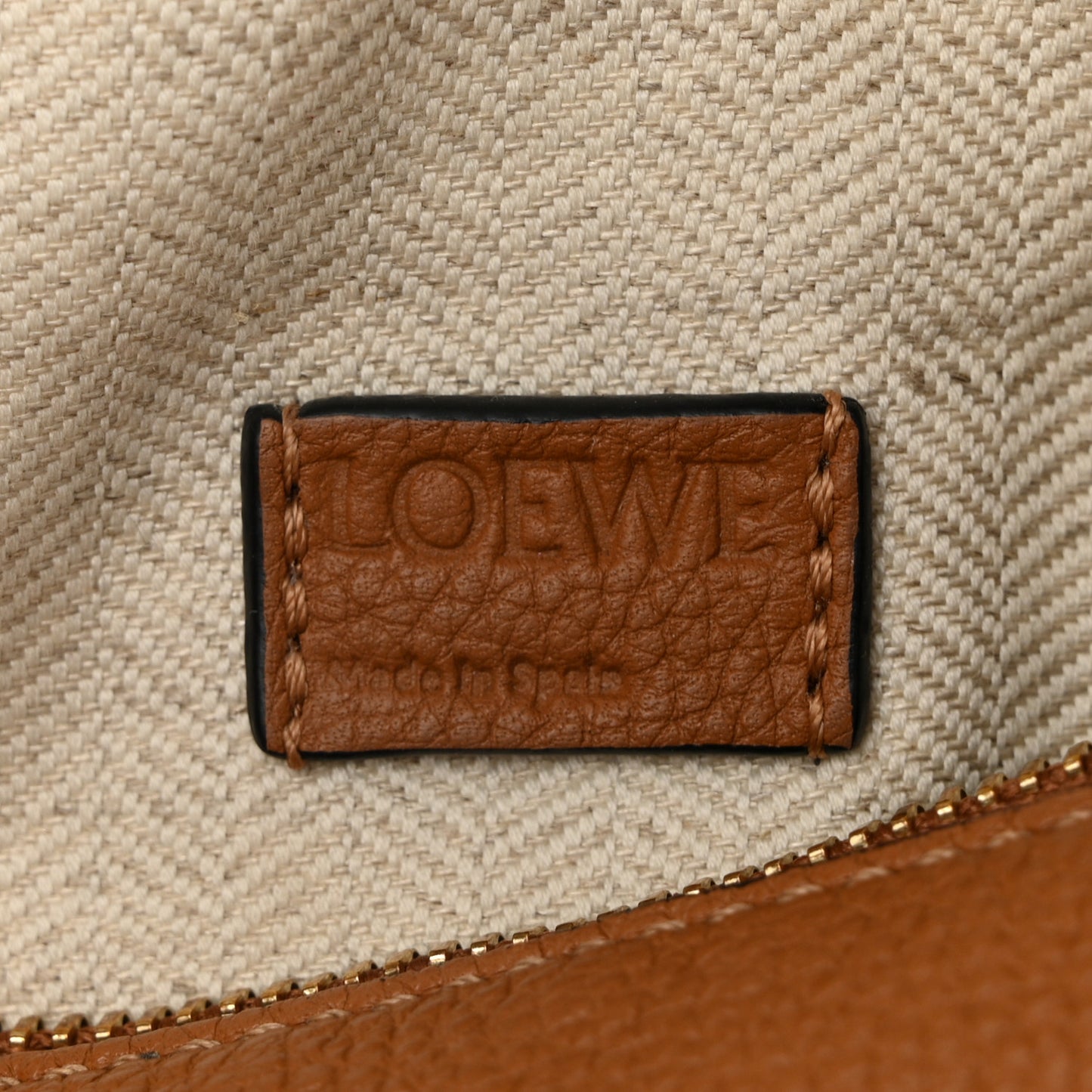 Calfskin Mini Puzzle Bag Tan