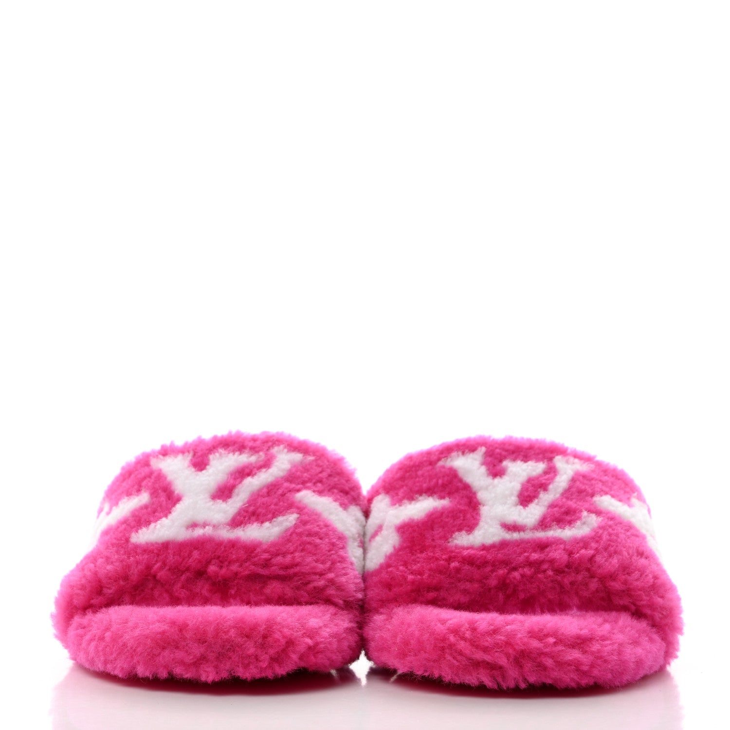 Louis Vuitton Shearling Magnetic Mule 39 Fuchsia Pink 2 of 8