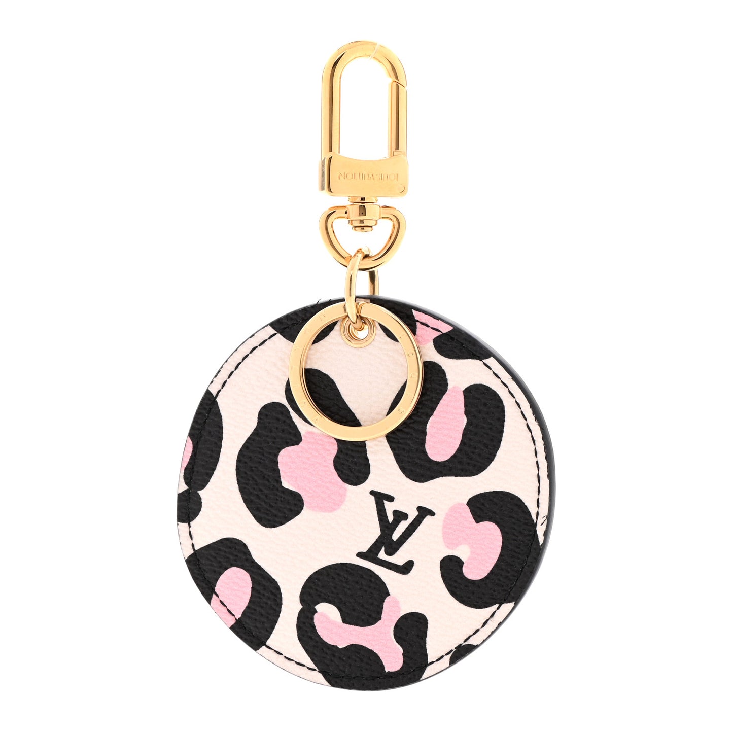 Monogram Wild At Heart Illustre Bag Charm Key Ring Black