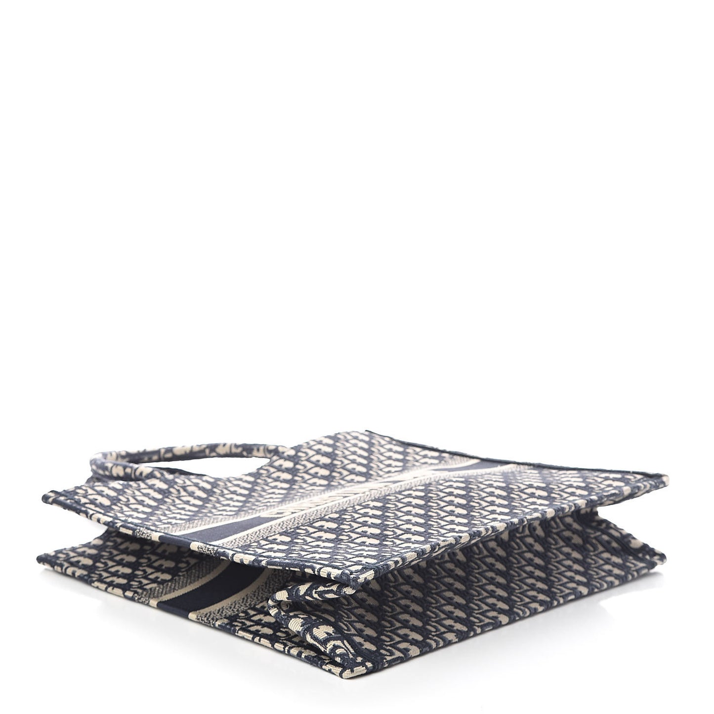 Oblique Book Tote Blue Multicolor