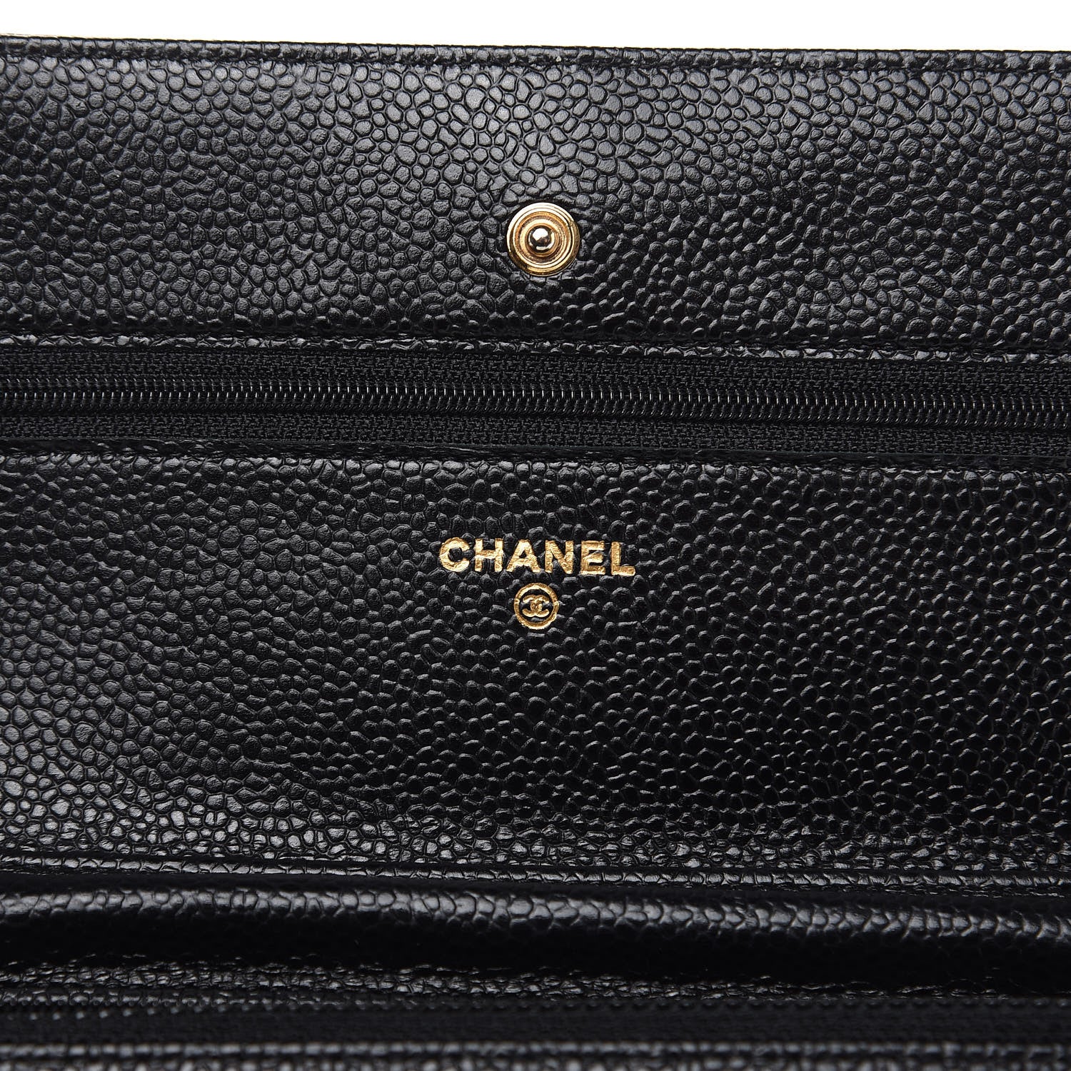 Chanel Caviar Quilted Wallet On Chain WOC Black 6 of 9