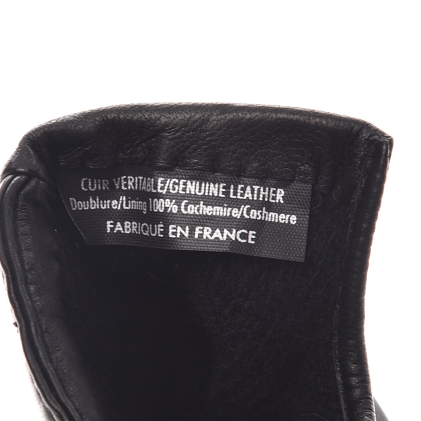 Lambskin Quilted Chocolate Bar Gloves 7 Black