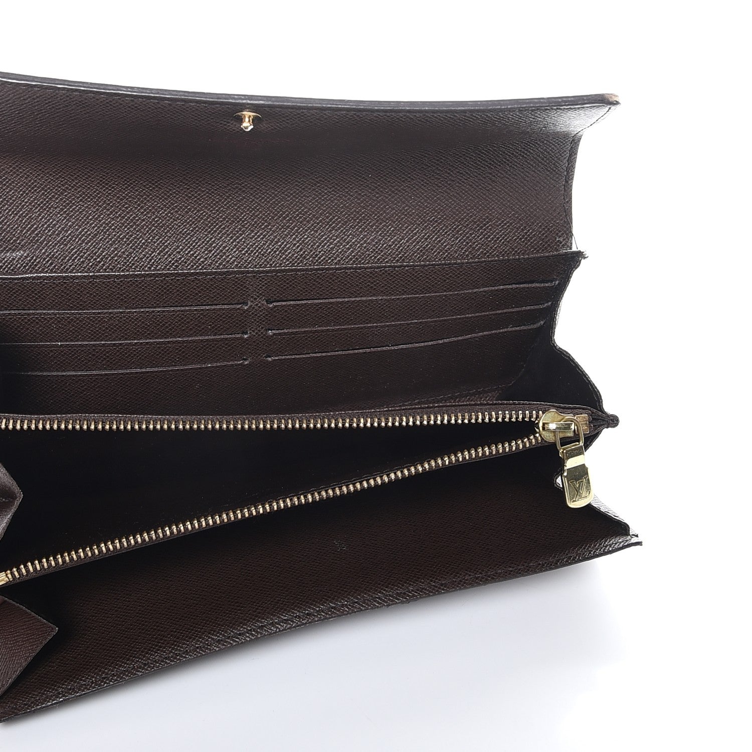 Louis Vuitton Damier Ebene Sarah Wallet 5 of 10