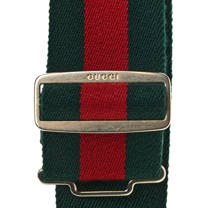 Gucci Canvas Torchon Double G Web Belt 90 36 Verde 3 of 4