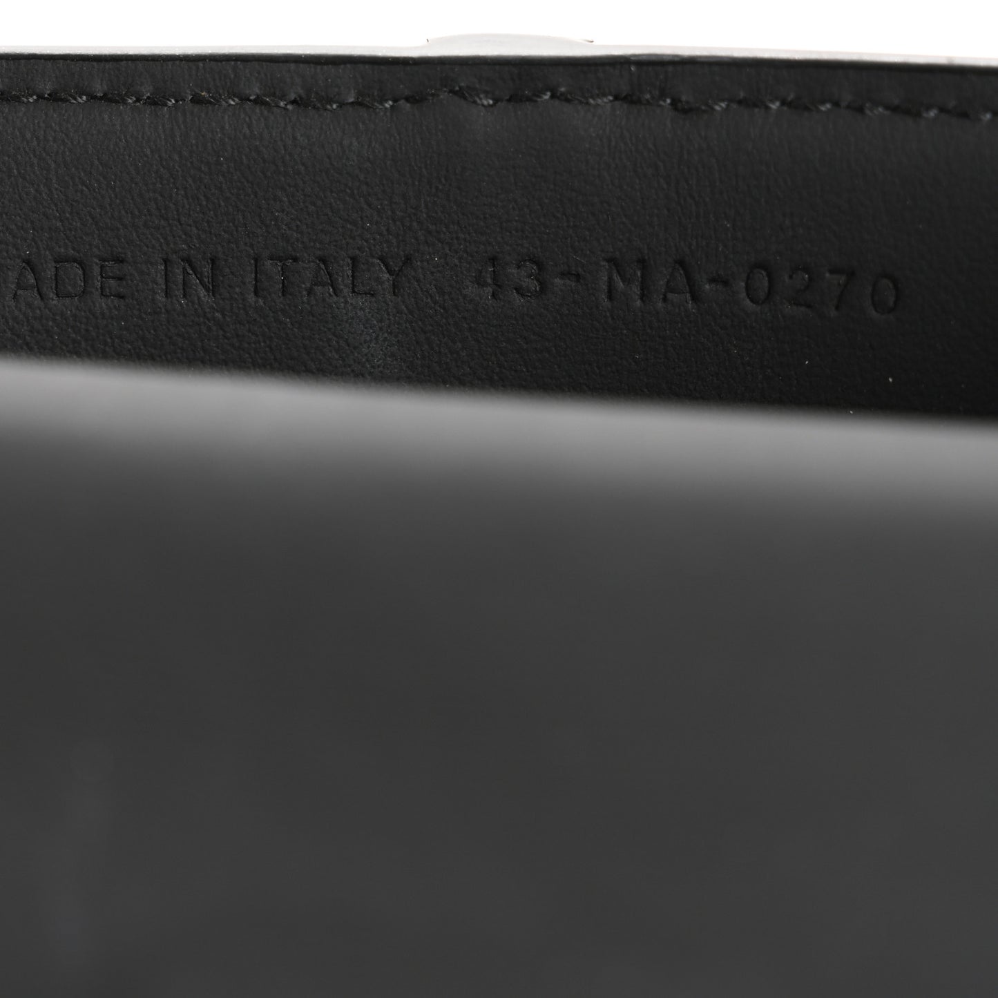 Ultra Matte Calfskin Nano Saddle Chain Pouch Black