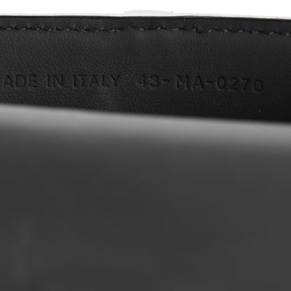 Christian Dior Ultra Matte Calfskin Nano Saddle Chain Pouch Black 7 of 13
