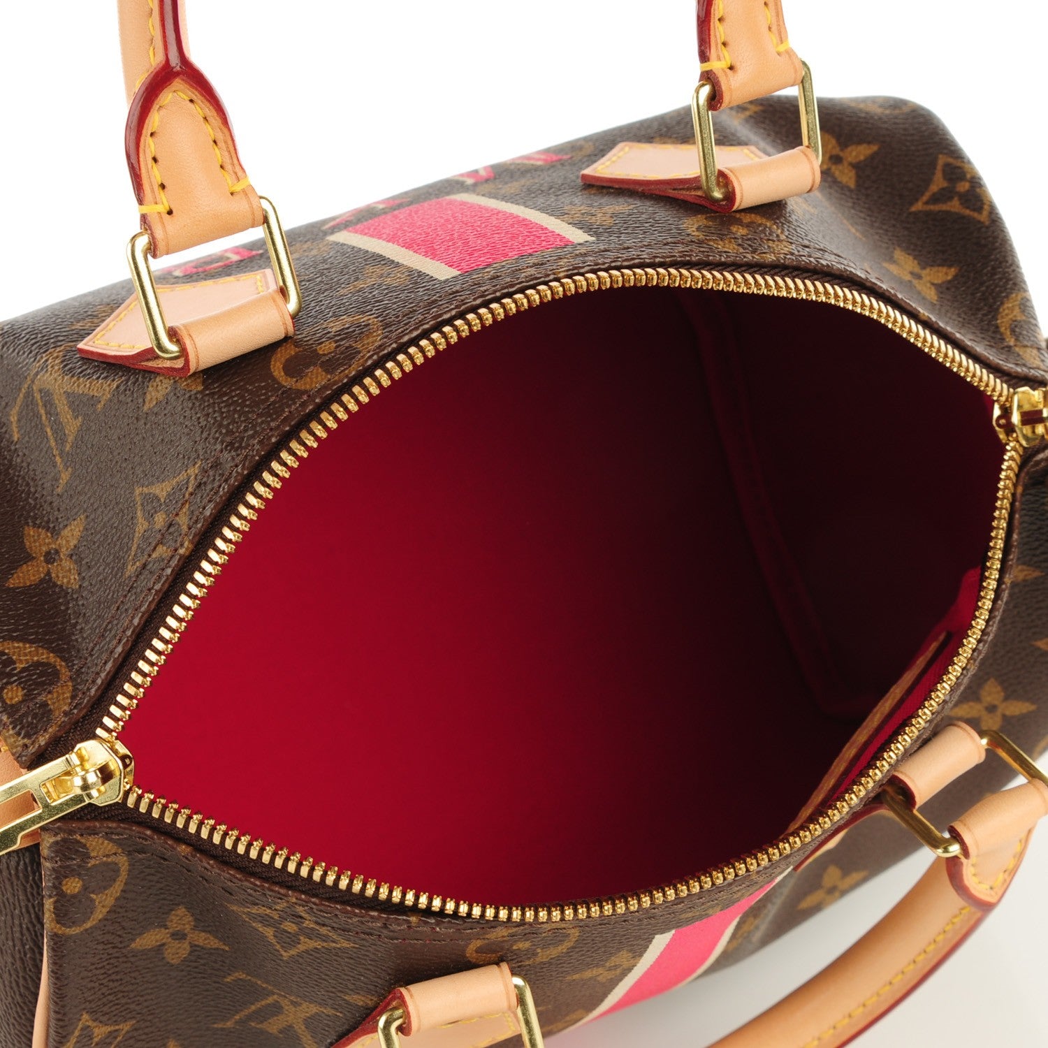 Louis Vuitton Monogram My LV Heritage Speedy Bandouliere 25 Fuchsia White 7 of 7