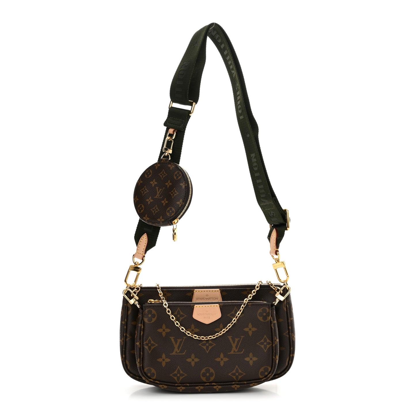 Monogram Multi Pochette Accessories Kaki