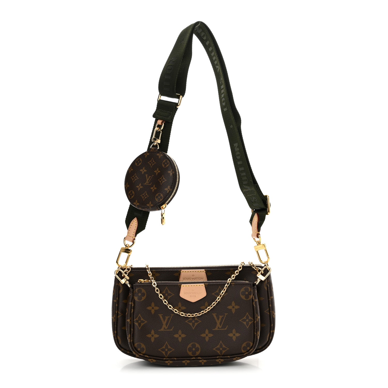 Louis Vuitton Monogram Multi Pochette Accessories Kaki 1 of 12