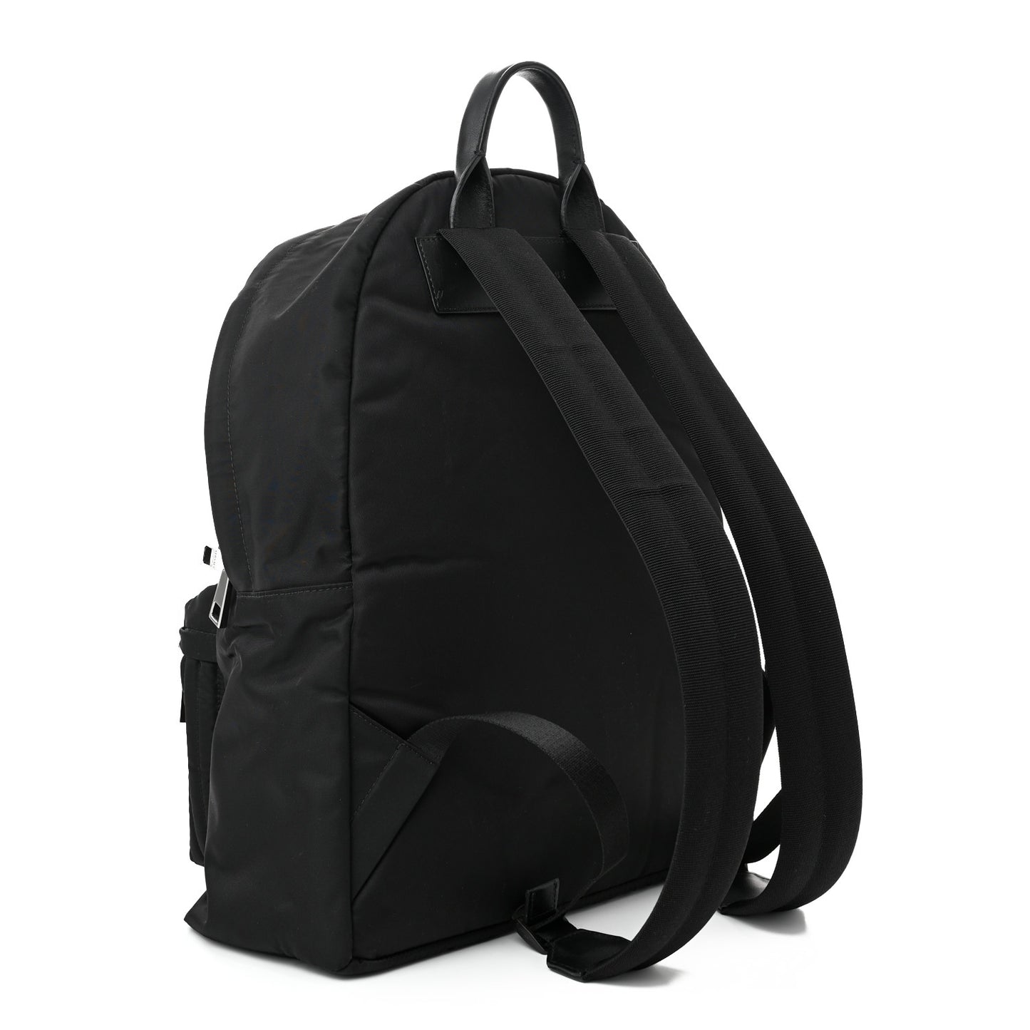 Nylon Palazzo Medusa Backpack Black