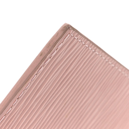 Louis Vuitton Epi Felicie Chain Wallet Zippered Insert Rose Ballerine 7 of 9