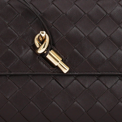 Bottega Veneta Nappa Intrecciato Long Andiamo Top Handle Clutch Fondant 8 of 10