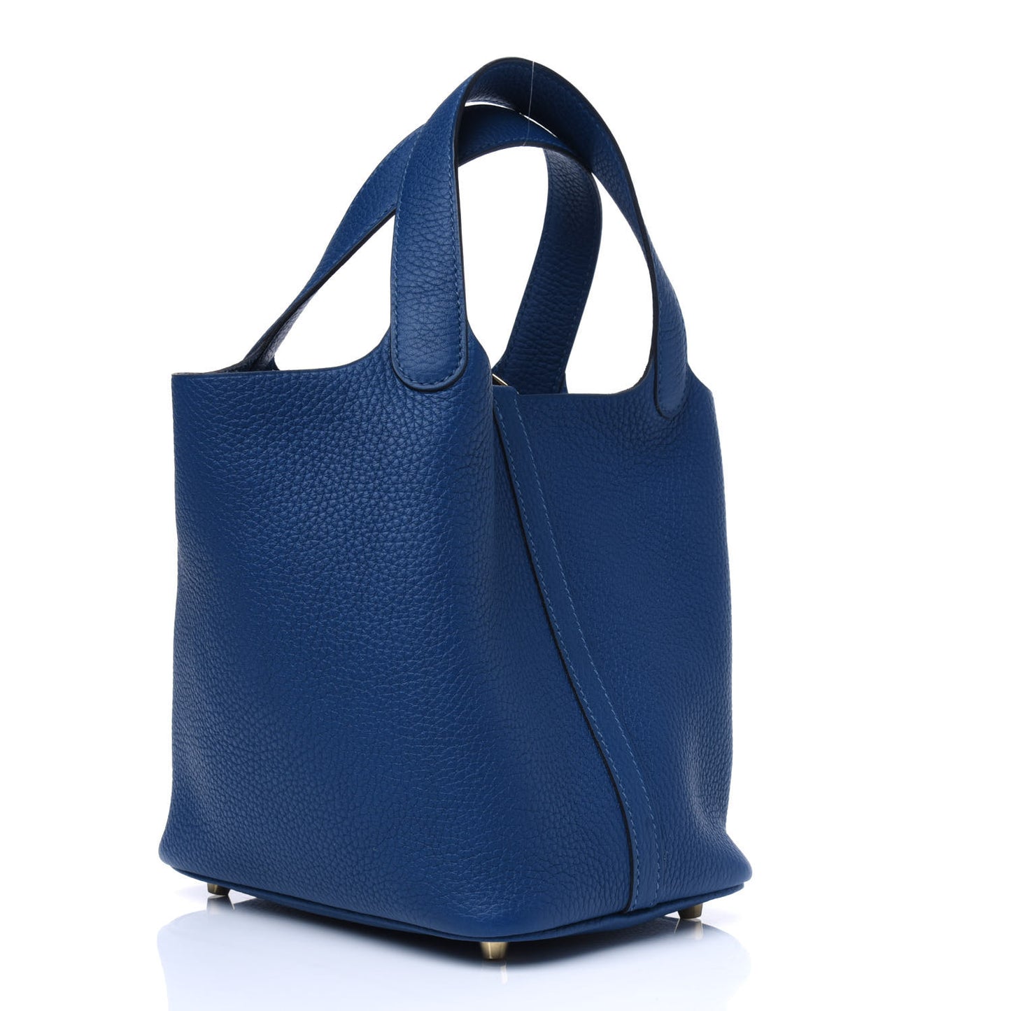 Taurillon Clemence Picotin Lock 18 PM Deep Bleu