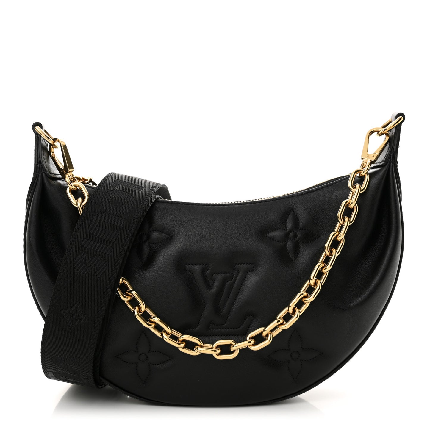 Calfskin Bubblegram Over The Moon Black