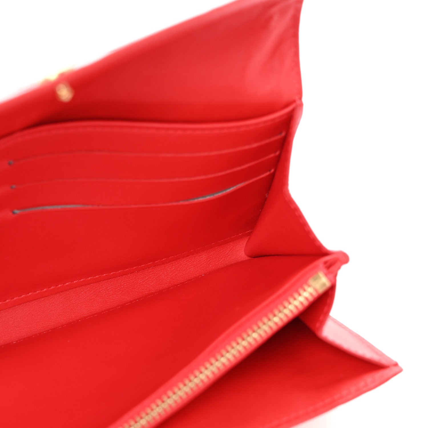 Louis Vuitton Vernis Sarah Wallet Rouge Grenadine 5 of 10