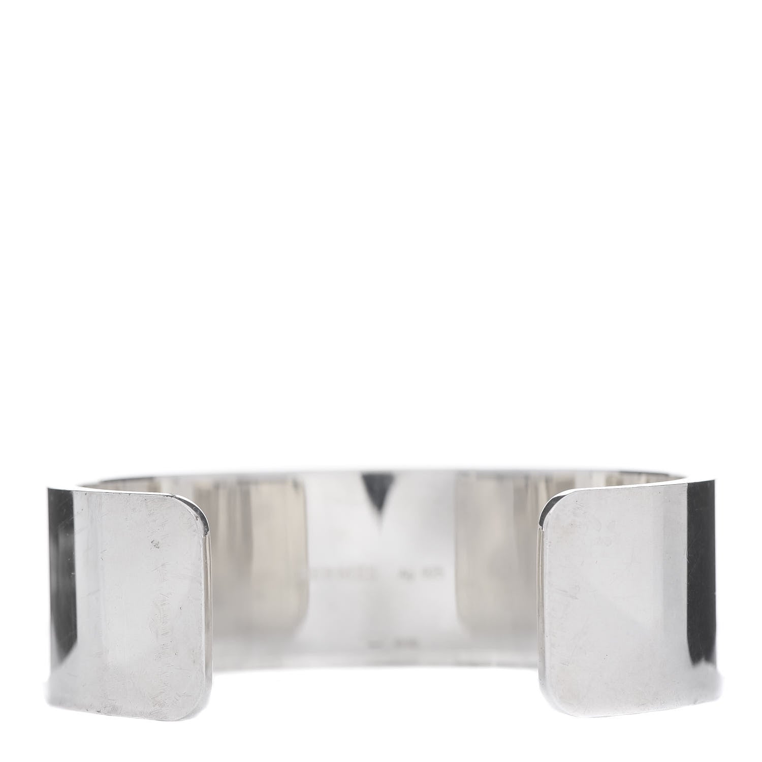 Hermes Sterling Silver H Cuff Bracelet 3 of 4