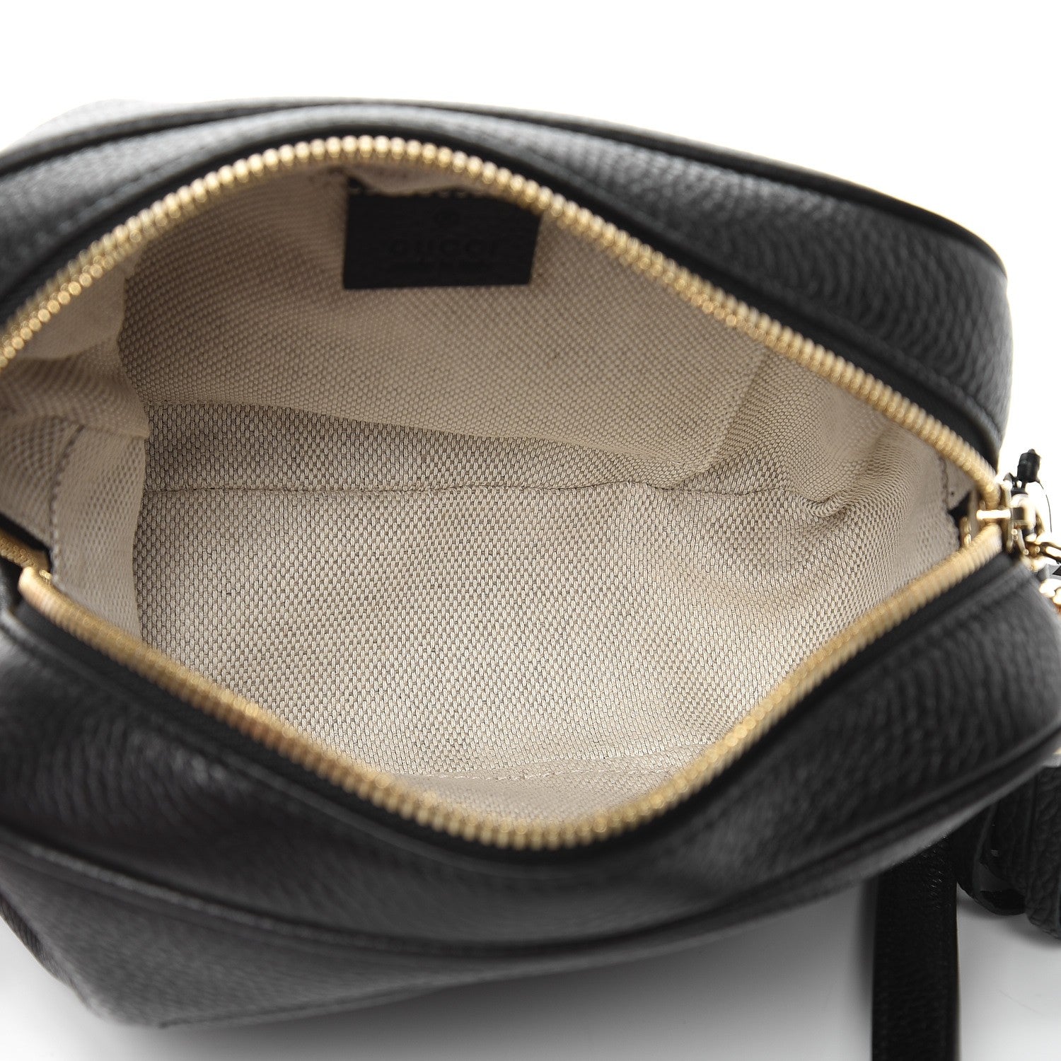 Gucci Pebbled Calfskin Small Soho Disco Bag Black 5 of 7