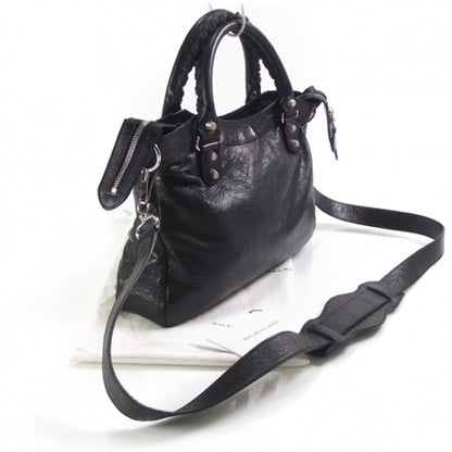 Balenciaga Agneau Town Tote GSH Black 3 of 14