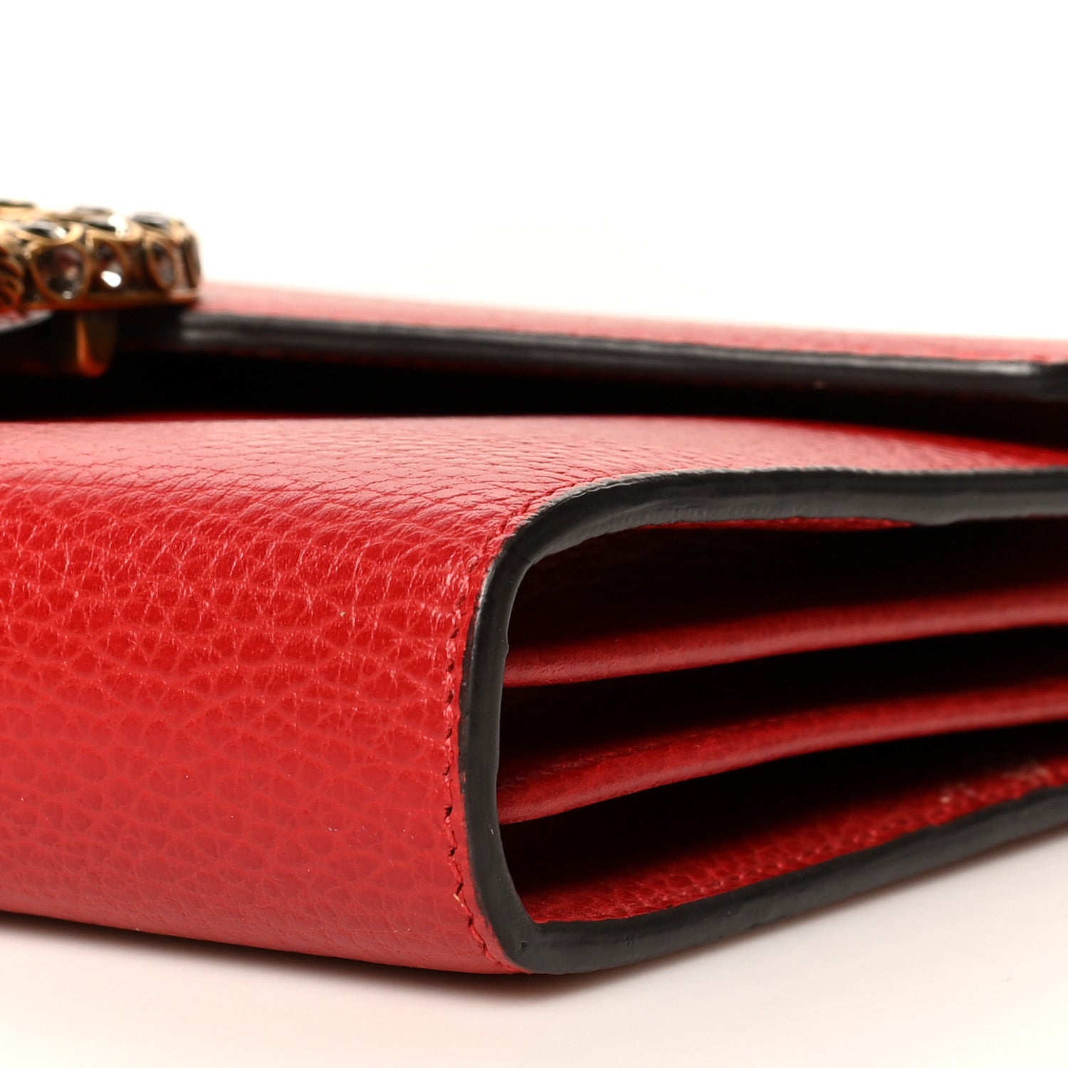 Gucci Calfskin Mini Dionysus Chain Wallet Hibiscus Red 11 of 12