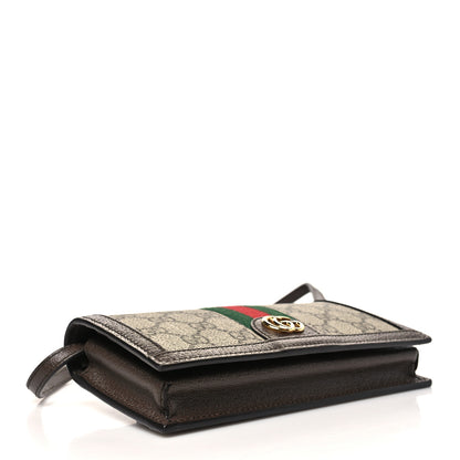 Gucci GG Supreme Monogram Web Ophidia Belt Bag Beige Ebony New Acero 4 of 10