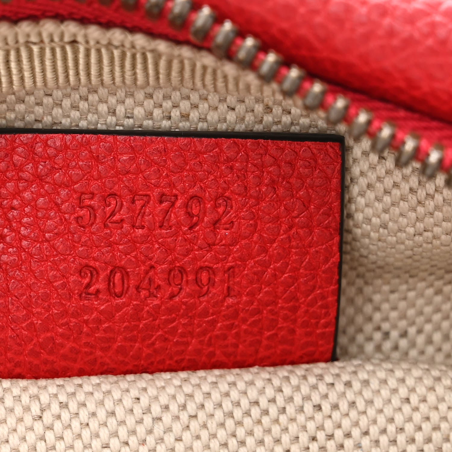 Gucci Grained Calfskin Small Logo Belt Bag Hibiscus Red 7 of 11