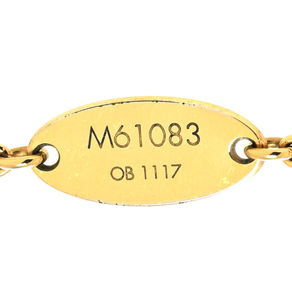 Louis Vuitton Essential V Necklace Gold 6 of 6