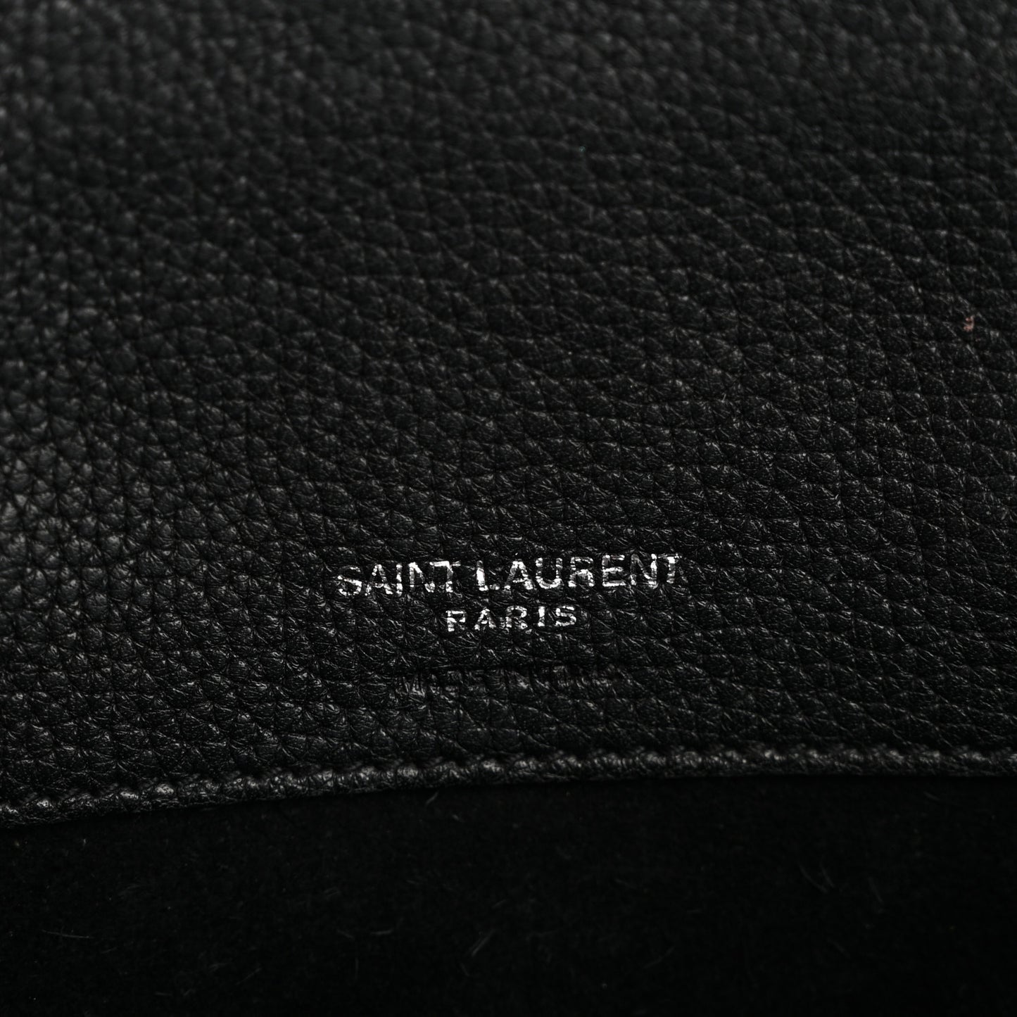 Grained Calfskin Nano Sac De Jour Souple Black Black