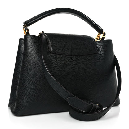 Louis Vuitton Taurillon Capucines PM Black 3 of 8