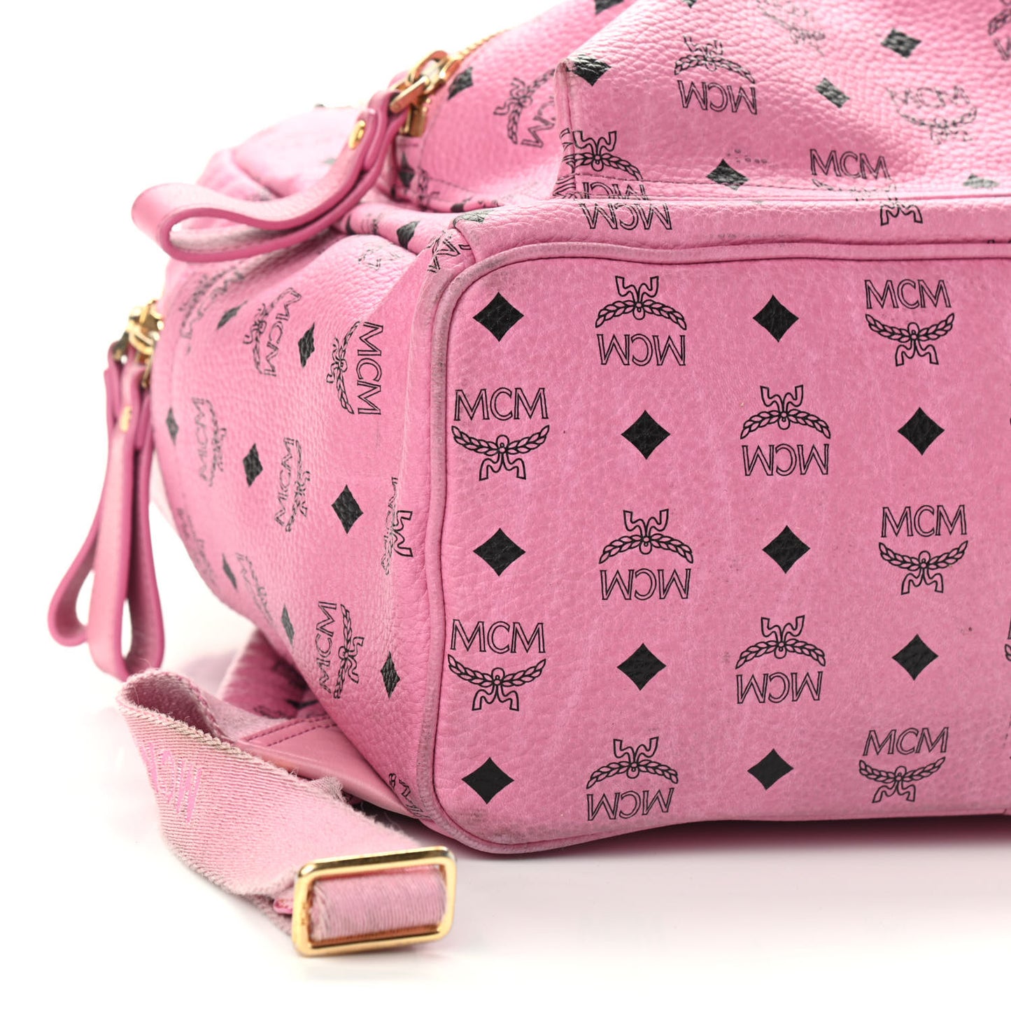 Visetos Studded Medium Dual Stark Backpack Pink