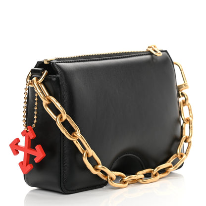 Off-White OFF WHITE Calfskin Burrow 22 Chain Bag Black 3 of 13