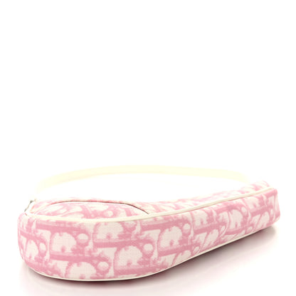 Christian Dior Monogram Mini Saddle Pochette Pink 4 of 11