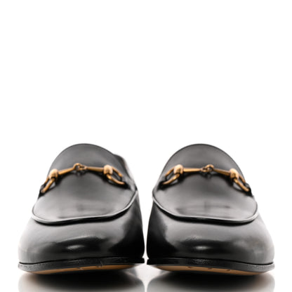 Gucci Calfskin Womens Jordaan Loafers 38.5 Black 2 of 12
