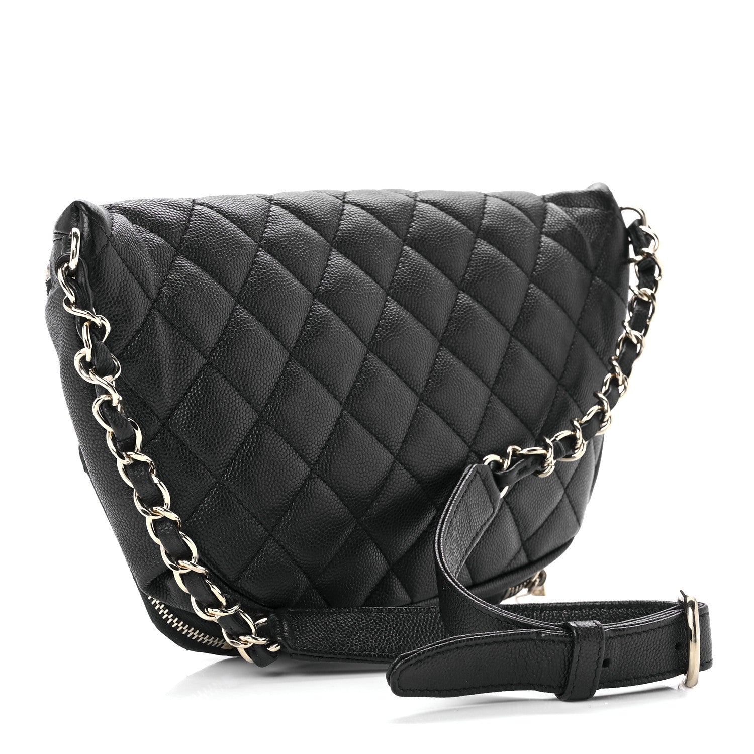 Chanel Caviar Quilted Business Affinity Waist Belt Bag Black 3 of 9