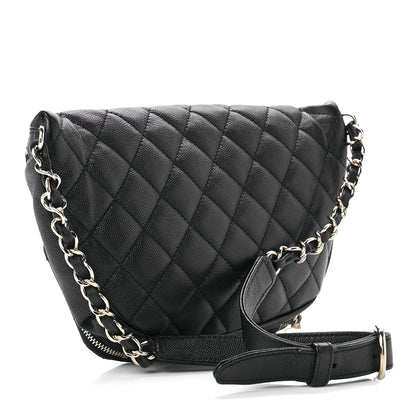 Chanel Caviar Quilted Business Affinity Waist Belt Bag Black 3 of 9