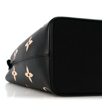 Louis Vuitton Empreinte Monogram Giant Neonoe MM Black Beige 8 of 12