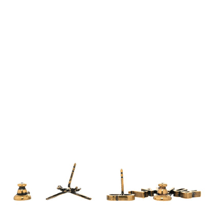 Christian Dior Metal J'Adior Earrings Aged Gold 3 of 4