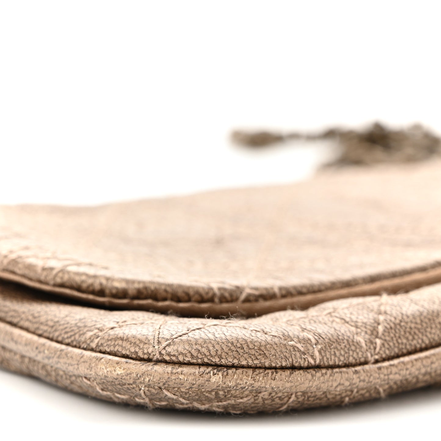 Lambskin Cannage Lady Dior Chain Clutch Bronze
