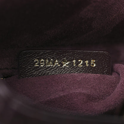 Christian Dior Lambskin Cannage Small My ABCDior My Lady Dior Deep Amaranth 7 of 12