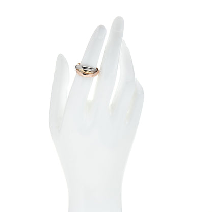 Cartier 18K Pink Yellow White Gold Classic Trinity Ring 50 5.25 2 of 5