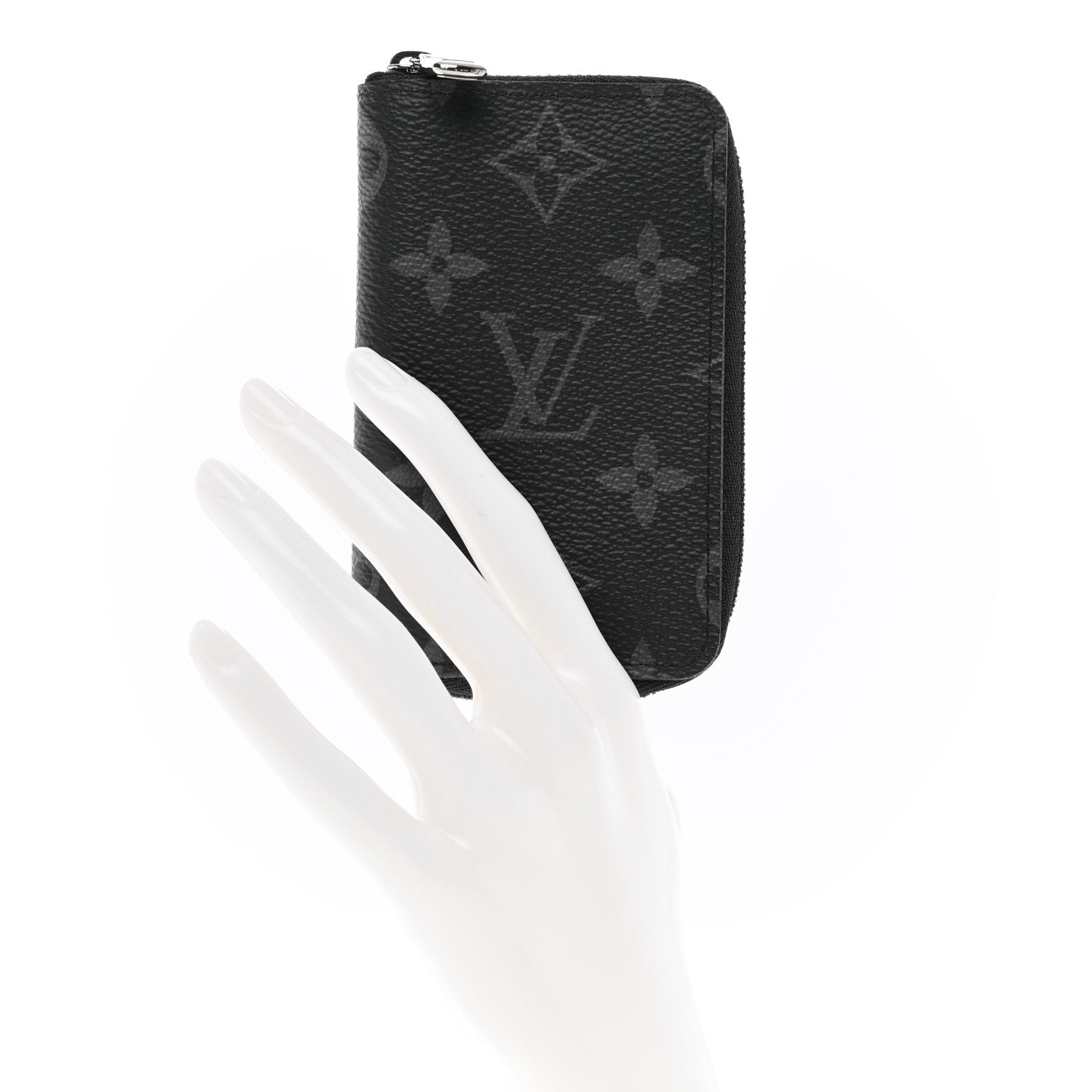 Louis Vuitton Monogram Eclipse Zippy Coin Purse Vertical 2 of 7