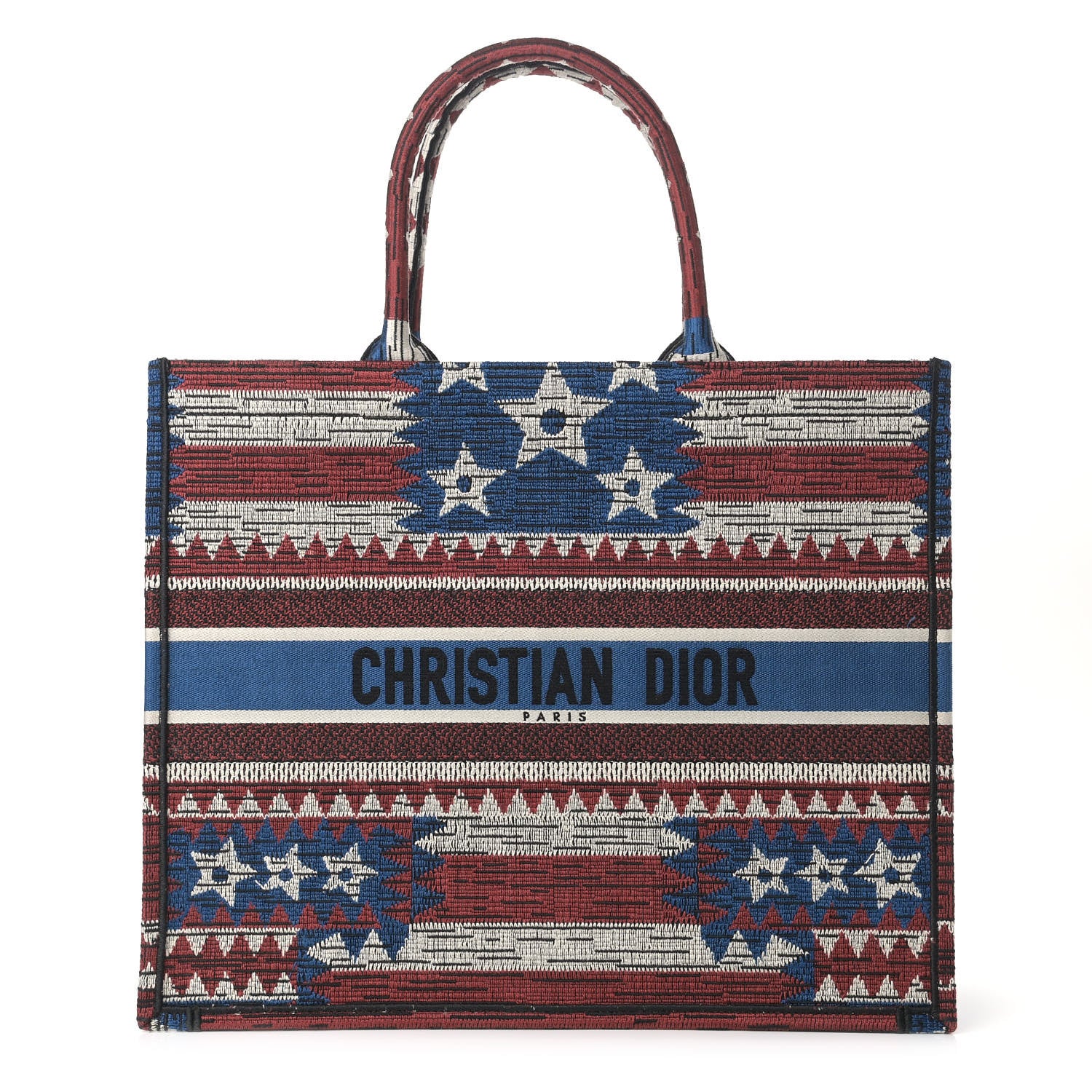 Christian Dior Canvas Embroidered Exclusive US Book Tote Multicolor 1 of 12