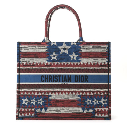 Christian Dior Canvas Embroidered Exclusive US Book Tote Multicolor 1 of 12