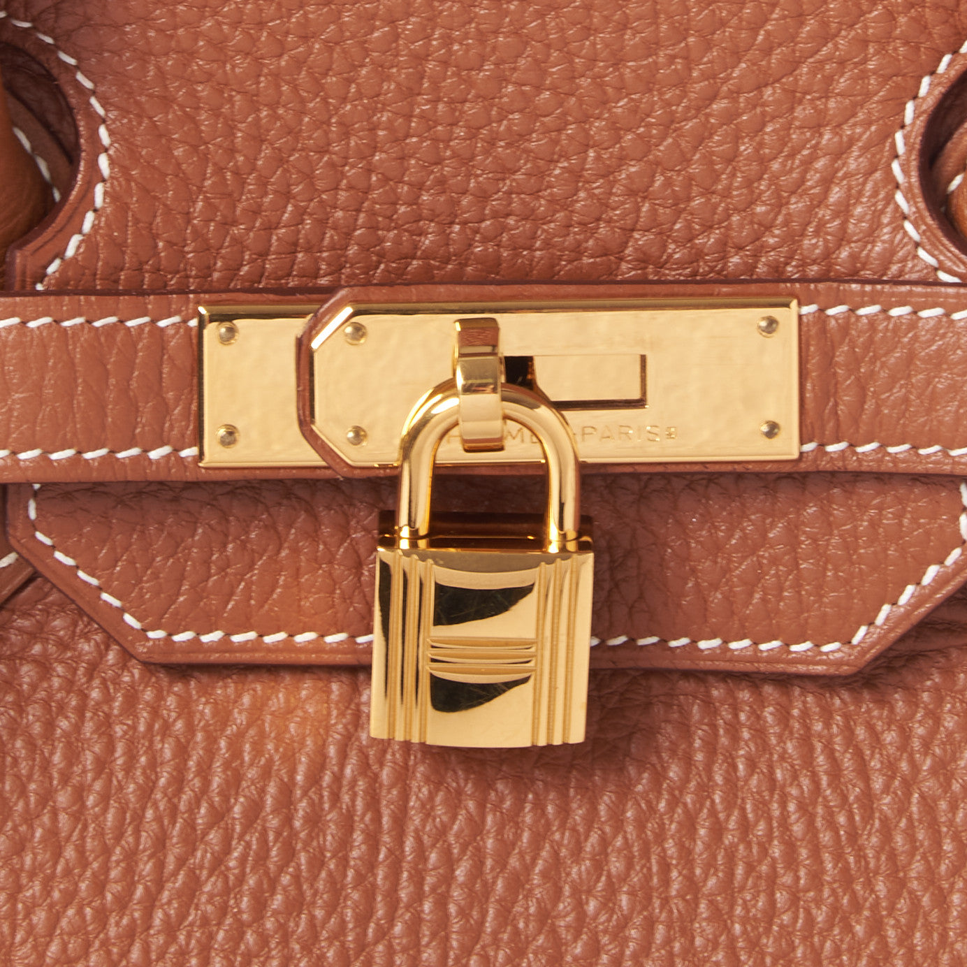 Hermes Taurillon Clemence Birkin 35 Gold 13 of 33