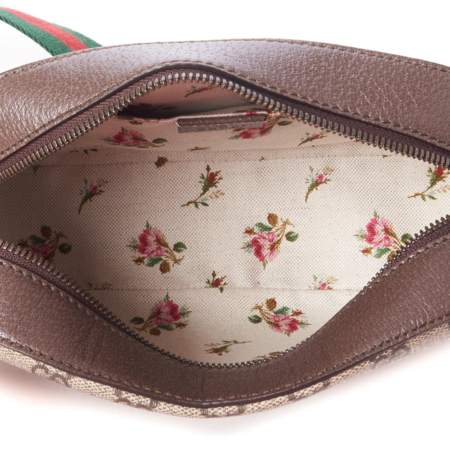 GG Supreme Monogram Web Neo Vintage Shoulder Bag Beige New Acero Crop