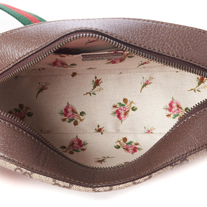 Gucci GG Supreme Monogram Web Neo Vintage Shoulder Bag Beige New Acero Crop 6 of 9