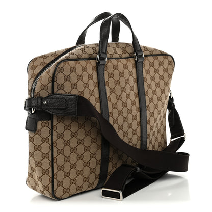 Gucci Monogram Briefcase Dark Brown 3 of 11