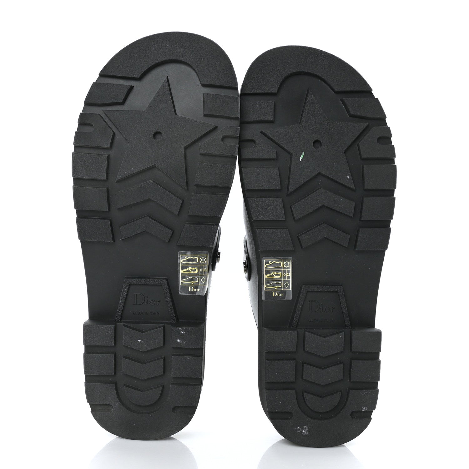 Christian Dior Calfskin Diorquake Buckled Lug Sole 15mm Clogs 38 Black 6 of 10